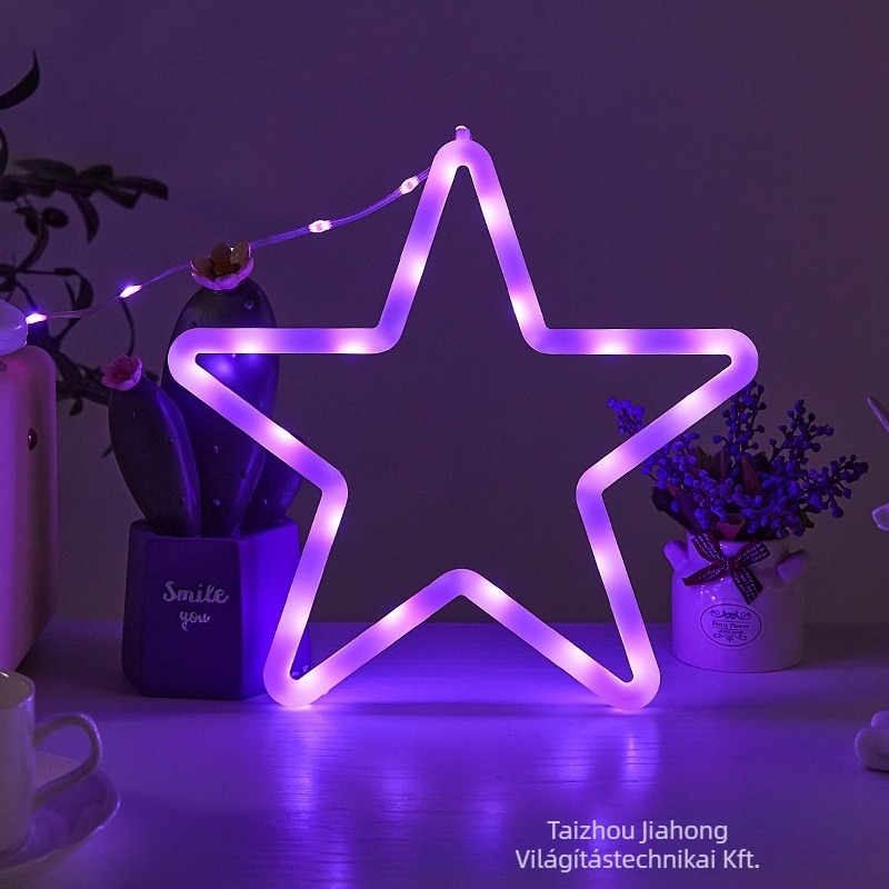 LED csillag alakú éjjeli lámpa szívókoronggal, akkumulátoros tápegység, 4,5 V, 3000 lm, IP42, élettartam 50 000 óra, Taizhou, Zhejiang eredet