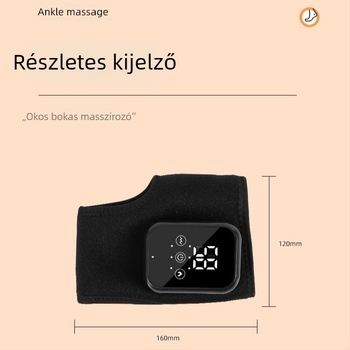Elektromos melegítő bokaortézis forró kompresszióval és rezgő masszázzsal a rándulás felépüléséhez
