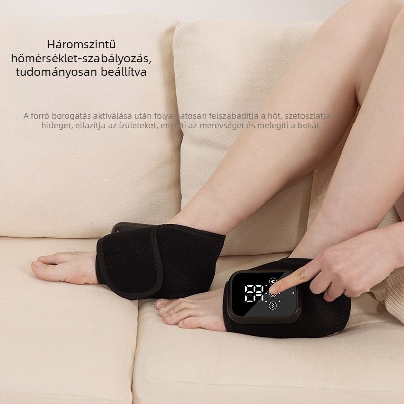 Bokamasszázs készülék elektromos fűtéssel és meleg kompresszióval, pamut kivitelben, ízületi kezelésre