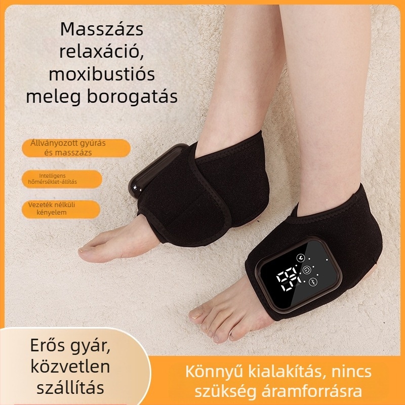 Bokamasszázs készülék elektromos fűtéssel és meleg kompresszióval, pamut kivitelben, ízületi kezelésre