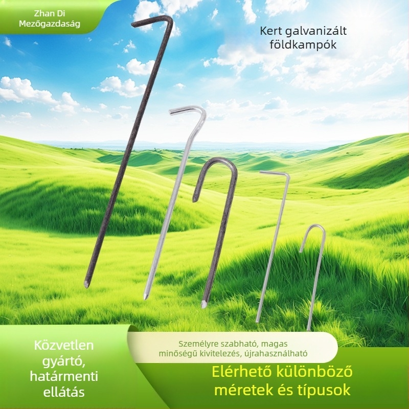 Hét alakú rozsdamentes acél talajcsapok mezőgazdasági felhasználásra, márka Zhan di