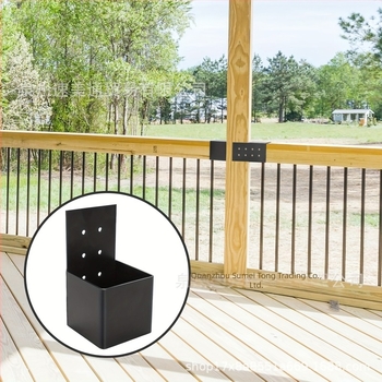 Galvanizált acél korláttámasz készlet pergolához, falra szerelés és fedélzeti korláthoz – modern, minimalist stílus, porfestett felület