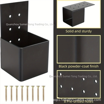 Galvanizált acél korláttámasz készlet pergolához, falra szerelés és fedélzeti korláthoz – modern, minimalist stílus, porfestett felület