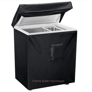 XD poliészteres hűtőfedő – teljes fedettség, nyitható cipzáras zsebbel, porvédelem, testreszabható feldolgozás, modern minimalista stílus