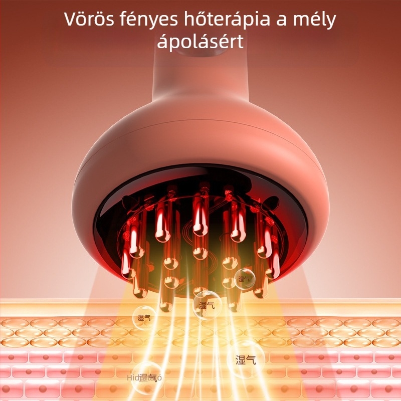 Elektromos masszírozó kaparó- és kuppoló készülék egész testre, meridián kefével, hőterápia, vezeték nélküli töltés, testre szabható — YIPTAU Industry Head