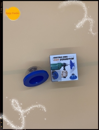 Műanyag porvédő sapka elektromos fúróhoz – háztartási használatra