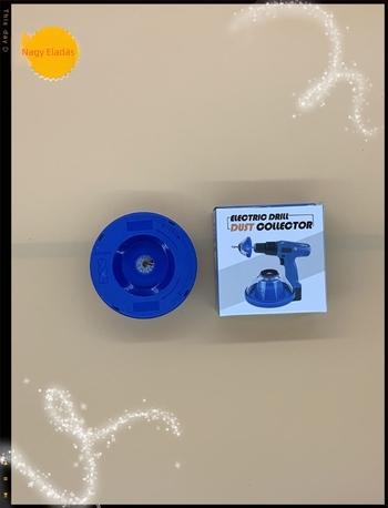 Műanyag porvédő sapka elektromos fúróhoz – háztartási használatra