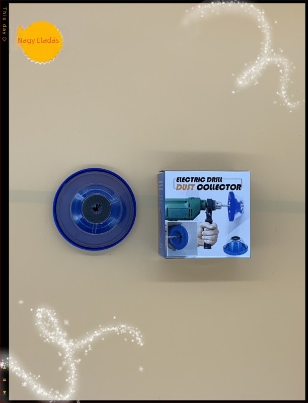 Műanyag porvédő sapka elektromos fúróhoz – háztartási használatra