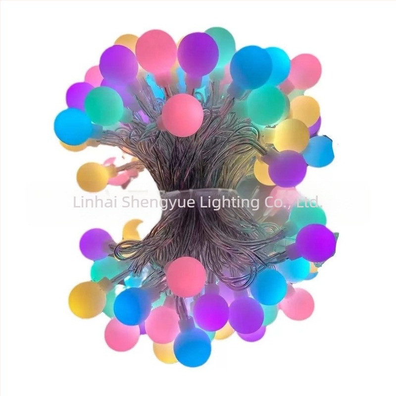 LED színes gömb alakú hangulatvilágítás húsvéti dekorációhoz — meleg fény, elemes vagy USB tápegységgel, IP55 védelem, gombos vezérlés, bemeneti feszültség ≤36V