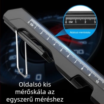 LED munka lámpa Type-C mérőszalaggal, 10W, IP65, 360° megvilágítás