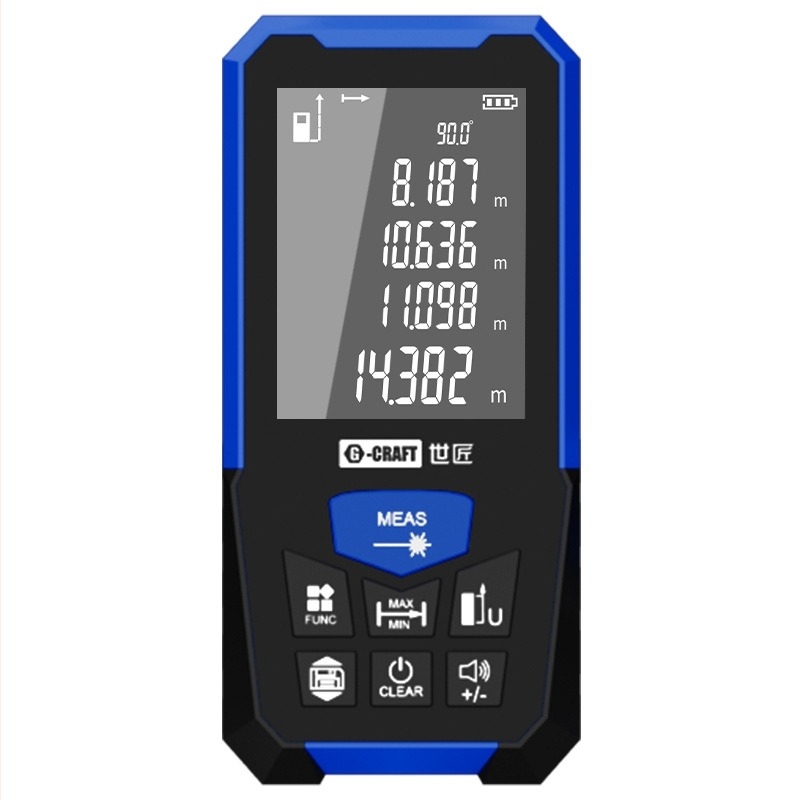 World Craftsman Lézeres távolságmérő — Sorozat Laser measurement, Típus: Laser Range Finder, Alkalmazás: Mérnöki építés és háztartási felmérés