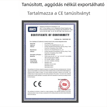 Hong Kong qi DC tápegység, bemenet 100-240 V, testreszabható kimenet, CE/GS/TUV tanúsított, OEM elérhető