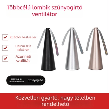 Szúnyog- és rovarriasztó ventilátor, modell S-05, többfunkciós rovarriasztó, hengeralakú kialakítás, 5V, 50Hz, 1.5W