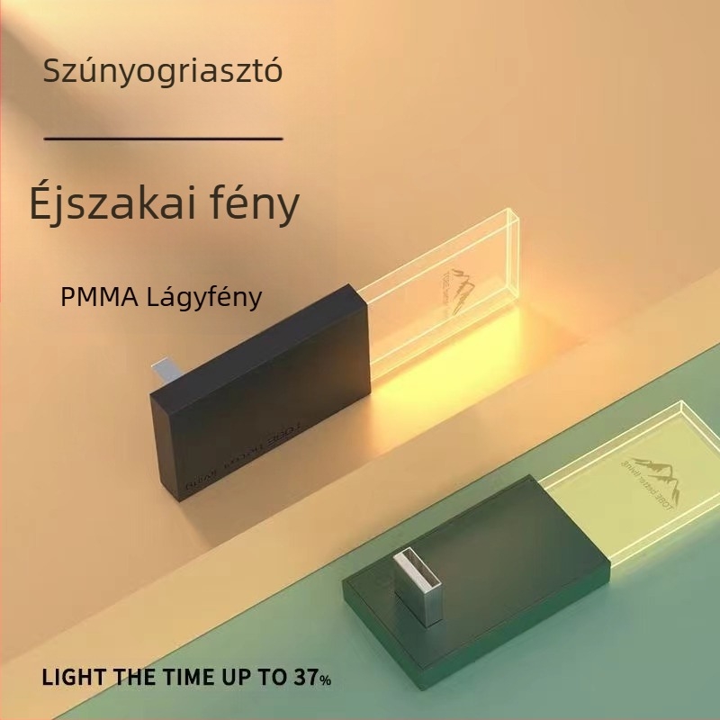 Szúnyogriasztó lámpa négyszögletes csővel, 5V, 3W, alacsony színhőmérséklet