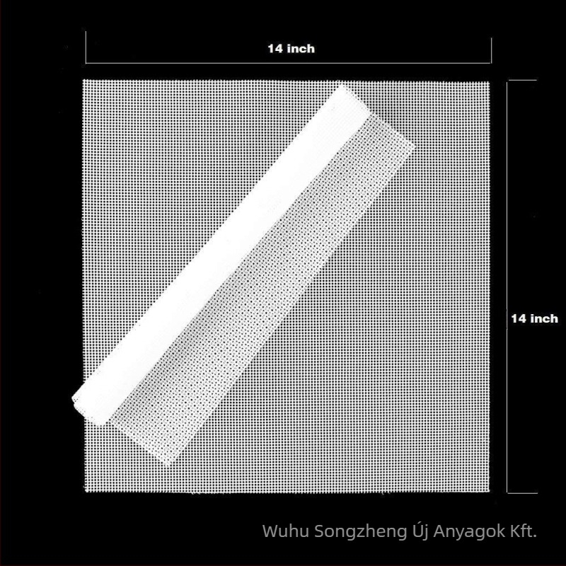 Szilikon dehidratáló alátét, hőálló, 360 g/m², négyszögletes
