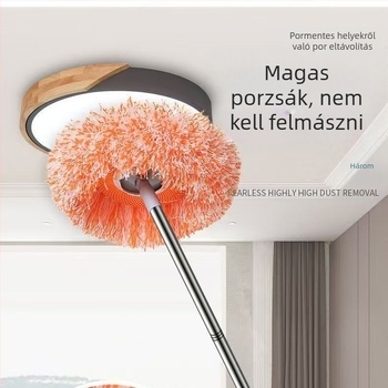 Napraforgó mintás lapos mop textil borítással a por eltávolítására (Funkcionális mop; Lapos mop; 2023-ban piacra dobva; Bruttó tömeg 1 kg)