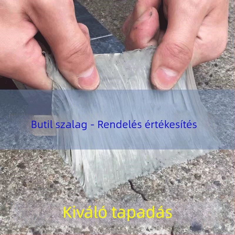 Önjédelű butil vízálló szalag tetőkhöz, rétegzett, téglalap alakú maggal, PVC vízszigetelő membrán.