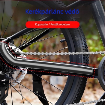 Kerékpárvázvédő fólia – átlátszó, karcolásálló és vízálló, akril ragasztóval és nano ragasztó rendszerrel, 0,5 mm vastagság