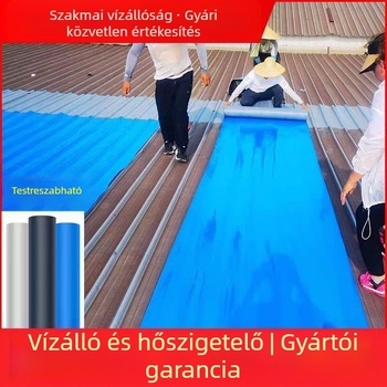 Öntapadós vízszigetelő membrán — TPU polimer összetétel SBS-vel; vízállóság 0,3 MPa; hajlítási szilárdság 200; nyomásellenállás 250; nyújtási szilárdság 400; szakítószilárdság 400