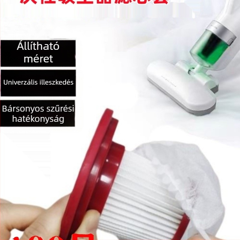 Porszívóhoz való egyszer használatos szűrőelem: nem szövött szűrőburkolat, univerzális kompatibilitás, vastagított dizájn, anyag: műanyag