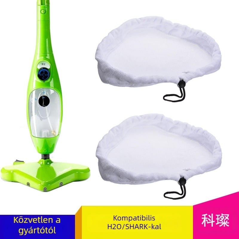 Gőztisztító mophoz illeszkedő Shark X5 H2O/H20 S302, újra használható mikroszálas tisztító kendő, modell H2O Rag, padló tisztítása, háztartási használat, 101–150 m²