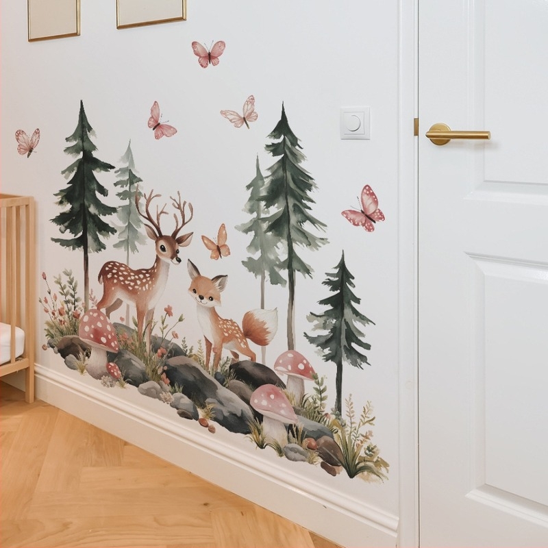 PVC falmatricák készlet, 3 darab, dekoratív falmatricák, modern minimalist stílus (HY-L031)