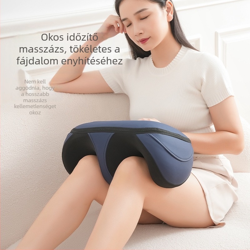 Félfedő lábmasszírozó készülék melegítő-kompressziós masszázs, időzítő funkcióval, gombos vezérléssel