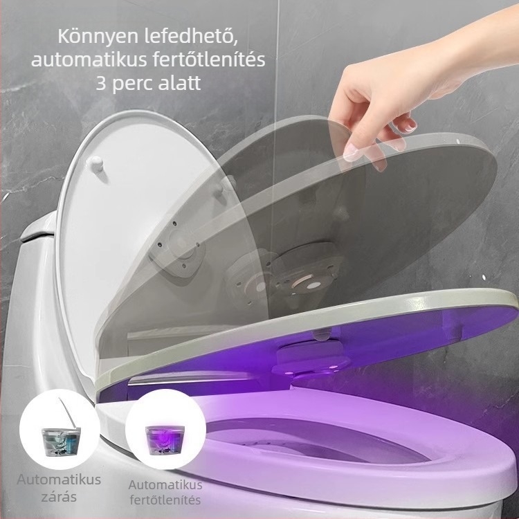 WC sterilizáló UV illatosítóval és automata érzékelővel