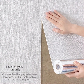 Dekoratív falmatrica, vízálló, öntapadós XPE habból, nappaliba és hálószobába, a fal hibáinak elfedésére, egyszínű minta