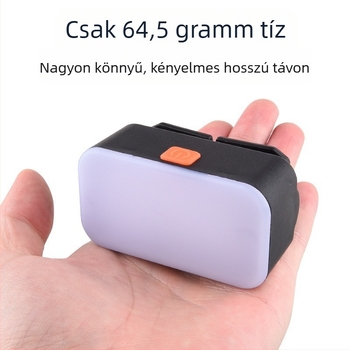 LED fejfény USB töltéssel kültéri használatra – vízálló, 100 m fénysugár-távolság, üzemidő 3 óra