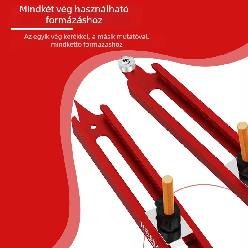 Kontúr mérőfa- és csempeiparhoz – alumíniumötvözet, márka Bohan, modell Bohan Outline Scriber, eszköz a szabálytalan alakok mérésére