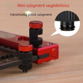 Derékszögű vonalzó segédklippel a favágáshoz — Jingrui, faipari mérő- és jelölő kiegészítők, alkalmazás: faipar