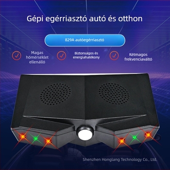 Ultrahangos egérriasztó, teljesen automata érzékelés, háromsoros villanás, Modell 829A, 5V, 4–24KHz, 5W, Négyszögletes ház, raktár és konyha számára