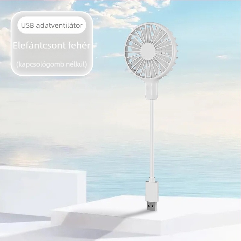 Mini USB-s ventilátor, brushless motorral, alacsony zajú, ideális ajándék