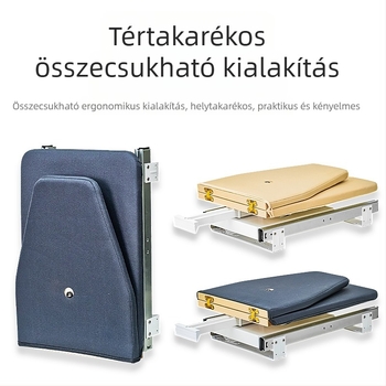 Vicky's Choice Fából Készült Összecsukható Vasalódeszka, Csendes Csúszó Sínnel, Hordozható Tárolás, 180°-ban Forgatható, Magas Hőmérsékletnek Ellenálló