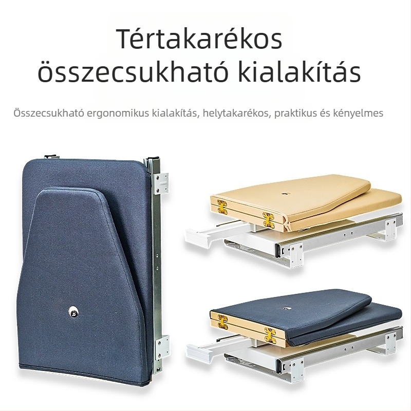 Vicky's Choice Fából Készült Összecsukható Vasalódeszka, Csendes Csúszó Sínnel, Hordozható Tárolás, 180°-ban Forgatható, Magas Hőmérsékletnek Ellenálló