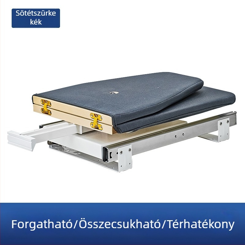 Vicky's Choice Fából Készült Összecsukható Vasalódeszka, Csendes Csúszó Sínnel, Hordozható Tárolás, 180°-ban Forgatható, Magas Hőmérsékletnek Ellenálló
