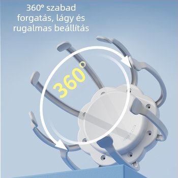 Fejmasszírozó, vibrációs, újratölthető, modell QS-108, gombos vezérlés (QS-108, újratölthető, vibrációs, gombos vezérlés)