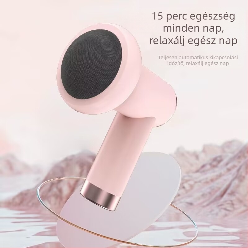 Tölthető kézi masszírozó, 4 fokozat, 4 masszázs fej, derék, csípő, lábak és hát számára