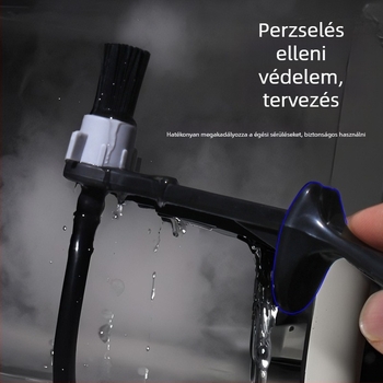 Espresso kávéfőző gőztisztító kefé – levehető fej, műanyag, égés elleni védelem, zsírtalanítás és szennyeződés eltávolítása