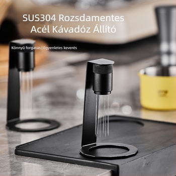 Kézben tartott rozsdamentes acél kávépor injekció tű mágneses vonzással – modern és egyszerű stílus, bár, étterem, kávézó és otthoni használatra