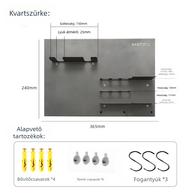 Retro fali tartó portafilterhez és tamperhez, fémből, fúrás nélkül, ideális bárhoz, kávézóba vagy otthonra