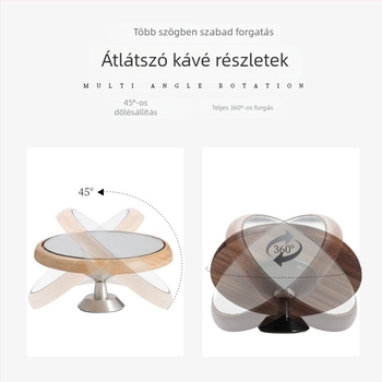 Espresso-kávékivonó tükör — ZX márka, faanyag, modern egyszerű stílus, alkalmas bárokhoz és kávézókhoz