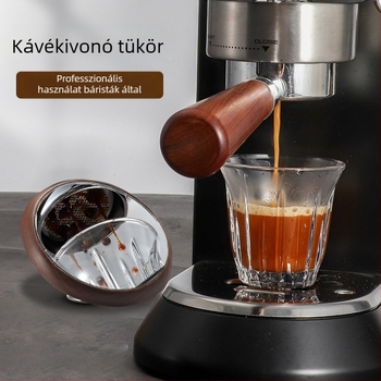 Espresso-kávékivonó tükör — ZX márka, faanyag, modern egyszerű stílus, alkalmas bárokhoz és kávézókhoz