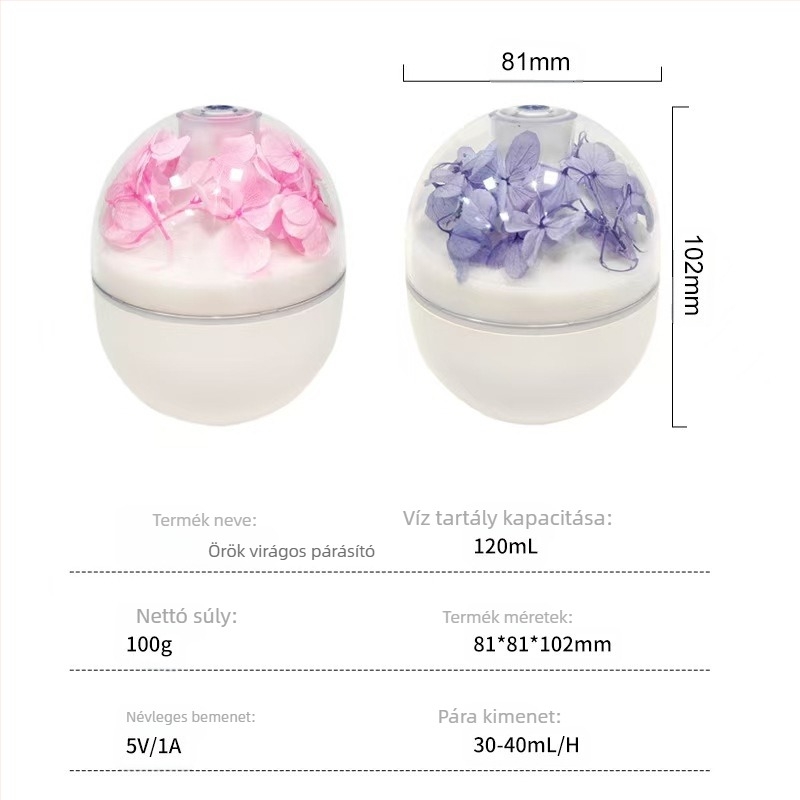 Aromaterápiás párásító 3 párásító kimenettel, 10 L-es tartály, USB-tápellátás, csendes 36 dB alatt, 41–60 m²-re alkalmas