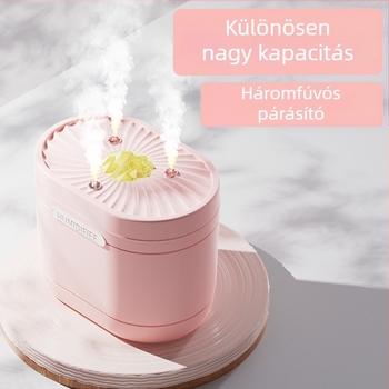 Oleff SD16 Ultrahangos Párásító, 1.0–2.5 L tartály, 3 fúvóka, 10–20 m² lefedettség, USB tápegység, asztali párásító, illóolaj-kompatibilis