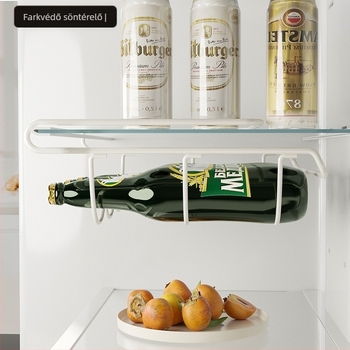 Vasból készült konyhai tárolóállvány — modern, minimalist design, testreszabható, hűtőszekrény szervező