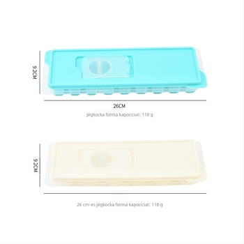 Silikon jégkocka tálca háztartási használatra — könnyű kivehető, modern dizájn, gyorsfagyasztás