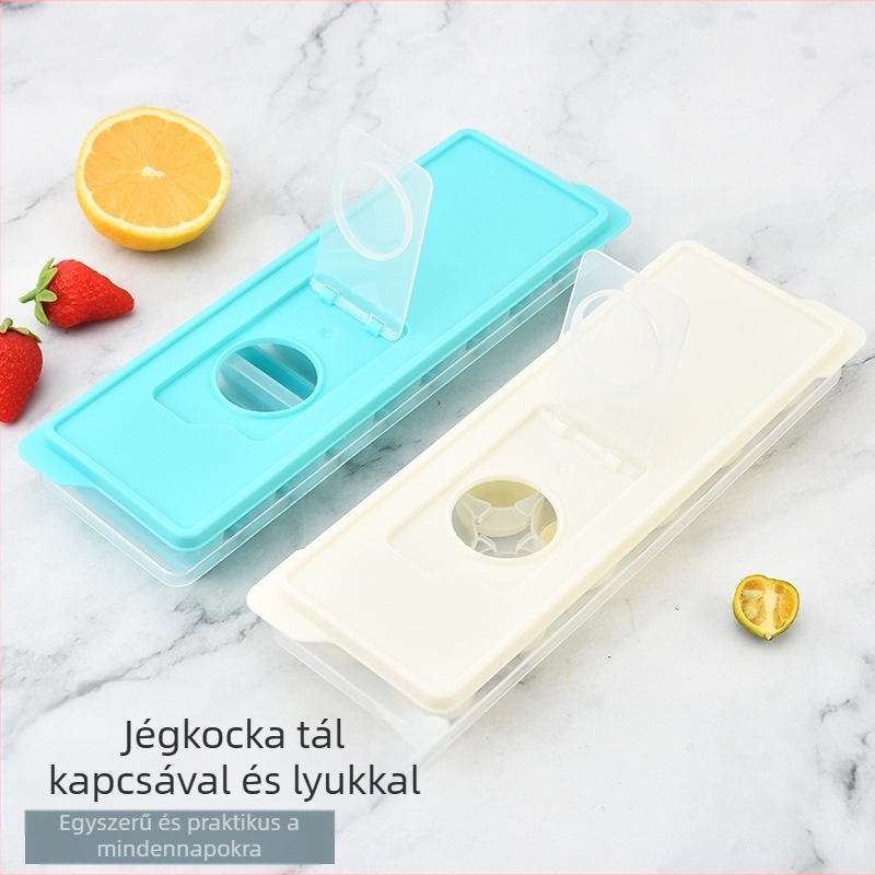 Silikon jégkocka tálca háztartási használatra — könnyű kivehető, modern dizájn, gyorsfagyasztás