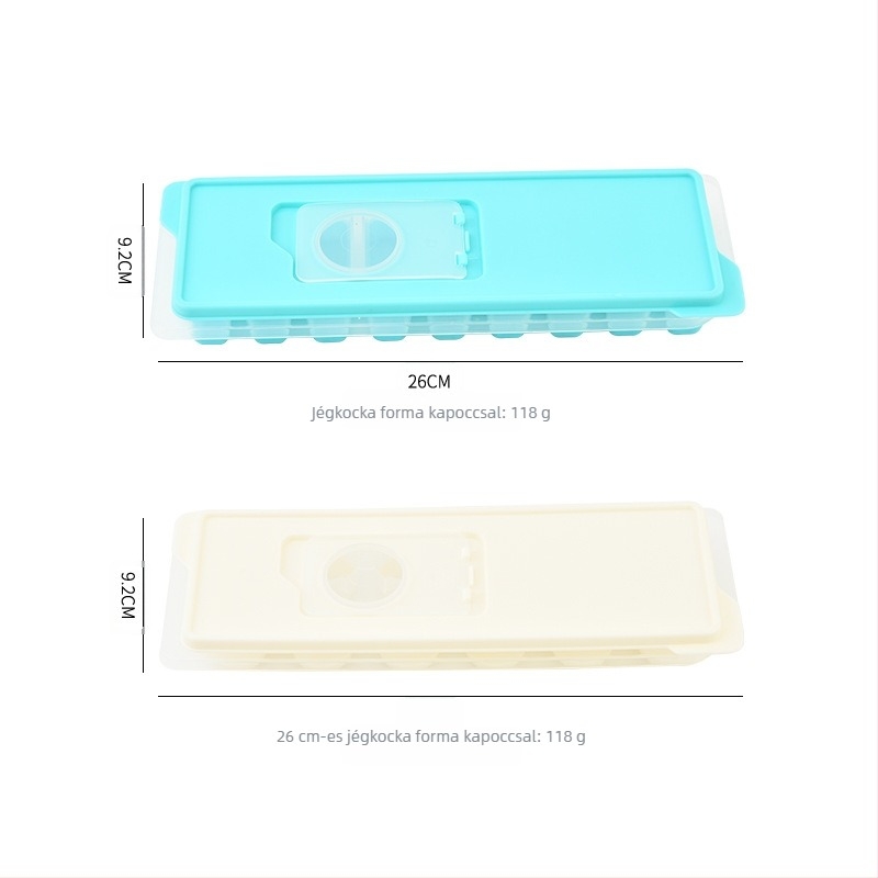 Silikon jégkocka tálca háztartási használatra — könnyű kivehető, modern dizájn, gyorsfagyasztás